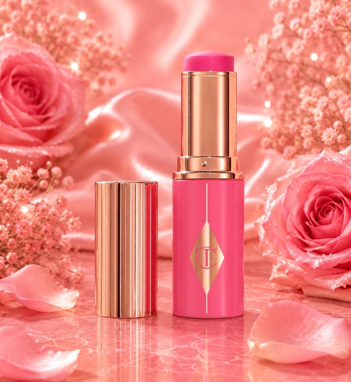 Charlotte Tilbury Blush crème en stick - Pinky Glow